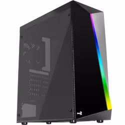 Aerocool Shard, Midi Tower, PC, Noir, ATX, micro ATX, Mini-ITX, Acrylonitrile-Butadiène-Styrène (ABS), SPCC, Jouer