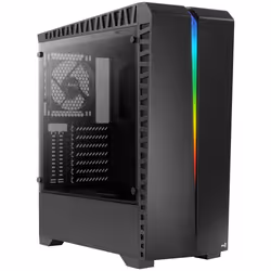 Aerocool Scar, Midi Tower, PC, Noir, ATX, micro ATX, Mini-ITX, Synthétique ABS, SPCC, Jouer