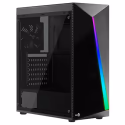 Boîtier PC Moyen Tour ATX avec panneau vitré Aerocool Shard Tempered Glass RGB