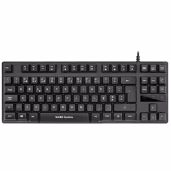 Mars Gaming MKTKLPT clavier USB QWERTY Portuguais Noir