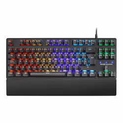 Mars Gaming MKXTKLBES, Taille réelle (100 %), USB, Clavier mécanique, QWERTY, LED RGB, Noir