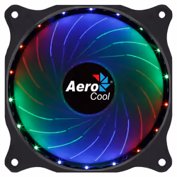 Aerocool Cosmo 12, Ventilateur, 12 cm, 1000 tr/min, 23,9 dB, 26,2 cfm, Noir