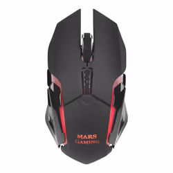 Mars Gaming MMW, Ambidextre, Optique, RF sans fil, 3200 DPI, Noir