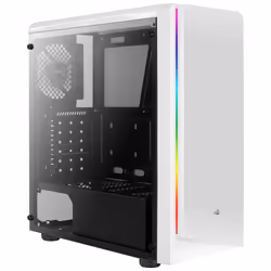 Aerocool Rift, Midi Tower, PC, Blanc, ATX, micro ATX, Mini-ITX, SPCC, Jouer