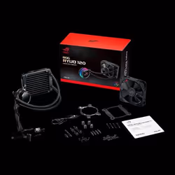 ASUS ROG RYUO 120 Processeur Refroidisseur de liquide tout-en-un 12 cm Noir 1 pièce(s) - Vue supplémentaire 7