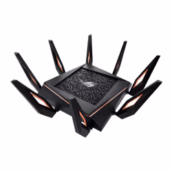ASUS Rapture GT-AX11000, Wi-Fi 5 (802.11ac), Tri-bande (2,4 GHz / 5 GHz / 5 GHz), Ethernet/LAN, Noir, Routeur