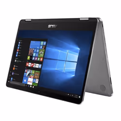 ASUS VivoBook Flip TP401MA-BZ080TS 2-en-1 14" Tactile HD Intel® Pentium® N5000 4Go LP64Go eMMC Win10 S Gris