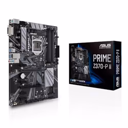 ASUS Prime Z370-P II, Intel, LGA 1151 (Emplacement H4), DDR4-SDRAM, 64 Go, DIMM, Double canal