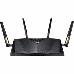 ASUS RT-AX88U, Wi-Fi 6 (802.11ax), Bi-bande (2,4 GHz / 5 GHz), Ethernet/LAN, 3G, Noir, Routeur