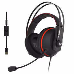 ASUS TUF Gaming H7 Noir, Rouge