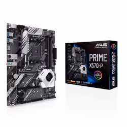 ASUS PRIME X570-P, AMD, Emplacement AM4, AMD Ryzen™ 3 de 2e génération, AMD Ryzen™ 3 de 3e génération, AMD Ryzen™ 5 de 2e..., ...
