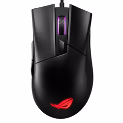 ASUS ROG Gladius II Core, Droitier, Optique, USB Type-A, 6200 DPI, Noir