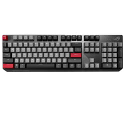 ASUS ROG Strix Scope PBT clavier USB AZERTY Français Noir, Gris, Rouge