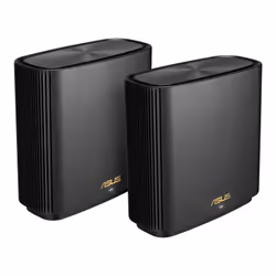 ASUS ZenWiFi AX XT8 (B-2-PK) routeur sans fil Gigabit Ethernet Tri-bande (2,4 GHz / 5 GHz / 5 GHz) Noir