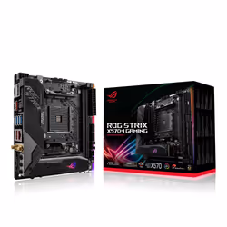 ASUS ROG Strix X570-I Gaming, AMD, Emplacement AM4, AMD Ryzen™ 3 de 2e génération, AMD Ryzen™ 3 de 3e génération, AMD Ryzen™  ...
