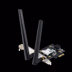 ASUS PCE-AX3000, Interne, Sans fil, PCI Express, WLAN / Bluetooth, Wi-Fi 6 (802.11ax), 3000 Mbit/s
