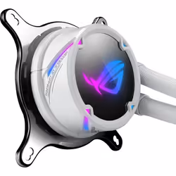 ASUS ROG Strix LC 240 RGB White Edition Processeur Refroidisseur de liquide tout-en-un 12 cm Blanc - Vue supplémentaire 4