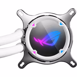 ASUS ROG Strix LC 240 RGB White Edition Processeur Refroidisseur de liquide tout-en-un 12 cm Blanc - Vue supplémentaire 6