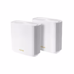 ASUS ZenWiFi AX XT8 (W-2-PK), Wi-Fi 6 (802.11ax), Tri-bande (2,4 GHz / 5 GHz / 5 GHz), Ethernet/LAN, Blanc, Routeur