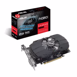 ASUS PH-550-2G, Radeon RX 550, 2 Go, GDDR5, 64 bit, 5120 x 2880 pixels, PCI Express 3.0