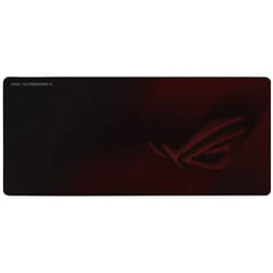 ASUS ROG Strix Scabbard II Tapis de souris de jeu Noir, Rouge