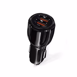 Vakoss Automobile USB Charger, Auto, CC, 9 V, 5,2 A, Noir