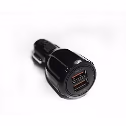 Vakoss Automobile USB Charger Caméra Numérique, Lampe de poche, GPS, MP3, MP4, Téléphone portable, Tablette Noir CC Charge rapide Auto