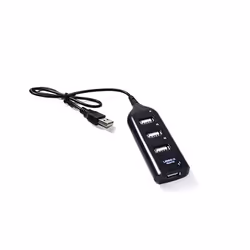 Vakoss TC-234UX hub & concentrateur USB 2.0 Noir