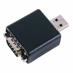 EXSYS USB/RS-232, USB 2.0, RS-232, Noir, Argent