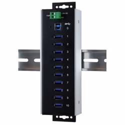 EXSYS EX-1110HMVS-WT, USB 3.2 Gen 1 (3.1 Gen 1) Type-B, USB 3.2 Gen 1 (3.1 Gen 1) Type-A, 5000 Mbit/s, Noir, CE, FCC, ROHS, 1 ...