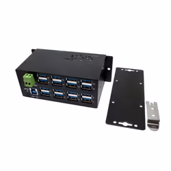 EXSYS EX-1113HMS, USB 3.2 Gen 1 (3.1 Gen 1) Type-B, USB 3.2 Gen 1 (3.1 Gen 1) Type-A, 5000 Mbit/s, Noir, USB, 7 - 24 V