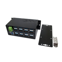EXSYS EX-1113HMS hub & concentrateur USB 3.2 Gen 1 (3.1 Gen 1) Type-B 5000 Mbit/s Noir
