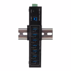 EXSYS EX-11227HMVS hub & concentrateur USB 3.2 Gen 1 (3.1 Gen 1) Type-B 5000 Mbit/s Noir - Vue supplémentaire 2