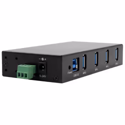EXSYS EX-11234HMS hub & concentrateur USB 3.2 Gen 1 (3.1 Gen 1) Type-B 5000 Mbit/s Noir - Vue supplémentaire 2