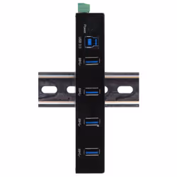 EXSYS EX-11234HMS hub & concentrateur USB 3.2 Gen 1 (3.1 Gen 1) Type-B 5000 Mbit/s Noir - Vue supplémentaire 3