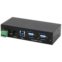 EXSYS EX-11244HMS hub & concentrateur USB 3.2 Gen 1 (3.1 Gen 1) Type-B 5000 Mbit/s Noir