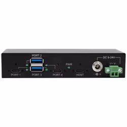 EXSYS EX-11295HMS hub & concentrateur USB 3.2 Gen 2(3.1 Gen 2) Type-B 10000 Mbit/s Noir