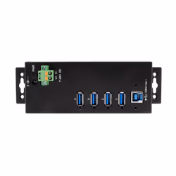EXSYS EX-1186HMVS-2 hub & concentrateur USB 3.2 Gen 1 (3.1 Gen 1) Type-B 5000 Mbit/s Noir - Vue supplémentaire 4