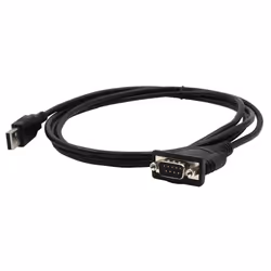 EXSYS EX-13002, Noir, 1,8 m, USB Type-A, RS-232, Mâle, Mâle