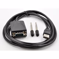 EXSYS EX-1311-2-5V câble Série Noir 1,8 m USB Type-A RS-232