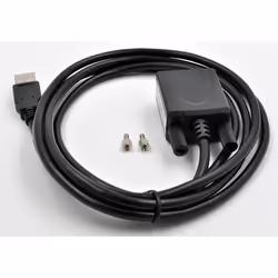 EXSYS EX-1311-2-5V câble Série Noir 1,8 m USB Type-A RS-232