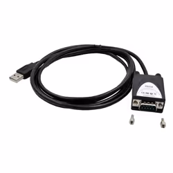 EXSYS EX-1311-2IS, Noir, 1,8 m, USB Type-A, DB-9, Mâle, Mâle