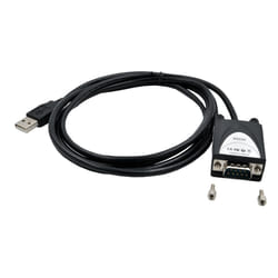EXSYS EX-1311-2IS câble Série Noir 1,8 m USB Type-A DB-9