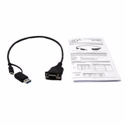 EXSYS EX-23001 câble Série Noir 0,5 m DB-9 - Vue supplémentaire 3