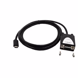 EXSYS EX-2311-2IS, Noir, 1,8 m, DB-9, Mâle, Mâle, CE, FC