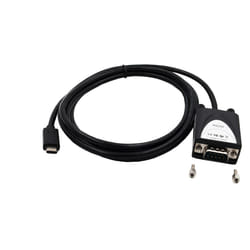 EXSYS EX-2311-2IS câble Série Noir 1,8 m DB-9