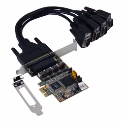 EXSYS EX-44384, PCIe, VGA, PCIe 3.0, RS-232, PC, SB16C1054PCI