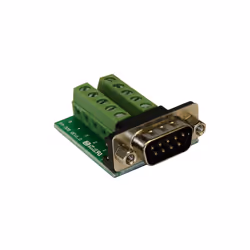 EXSYS EX-49000, 9p D-SUB, 10p, Vert, Argent