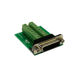 EXSYS EX-49015 changeur de genre de câble 15p D-SUB 16p Vert, Argent