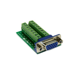 EXSYS EX-49020 changeur de genre de câble VGA 16p Vert, Argent